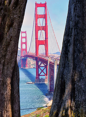 Golden Gate Bridge in San Francisco