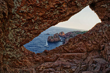 massif de l'esterel  (Esterel Gebirge) in Südfrankreich