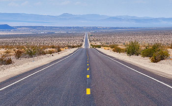 Route 66 bei Amboy